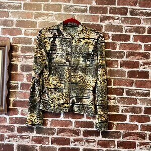 Vice Versa Animal Print Graffiti Jacket - Made in Canada